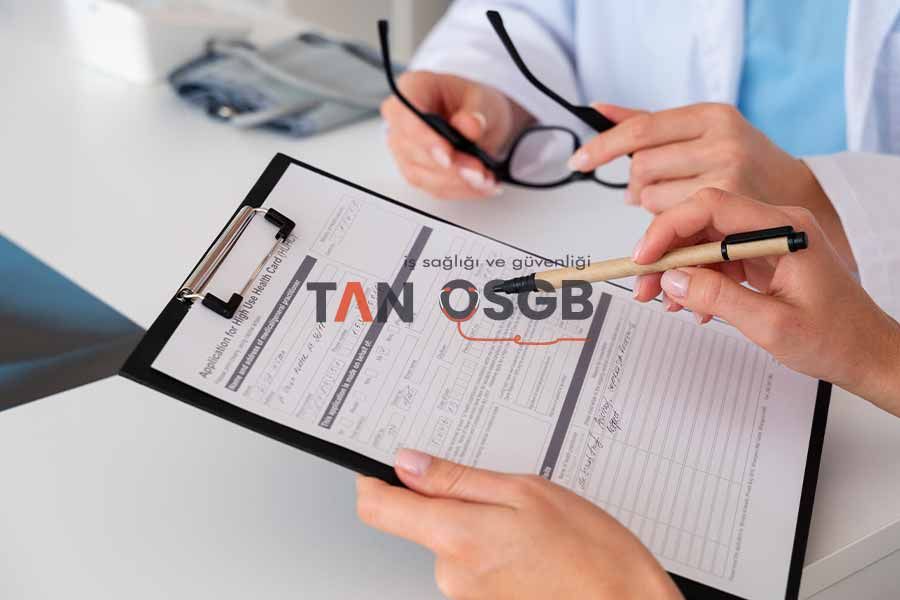 Özel Güvenlik Sağlık Raporu Ücretine Dahil Olan Muayene ve Testler - Tan OSGB